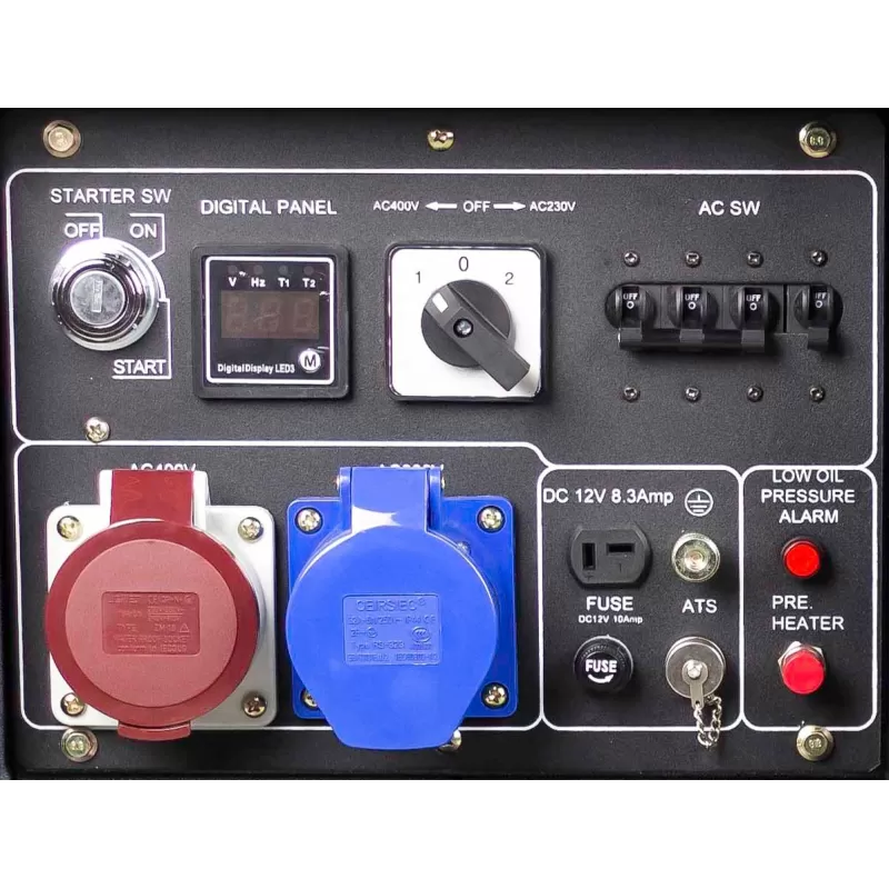 Generator de curent trifazat cu motor diesel HYUNDAI