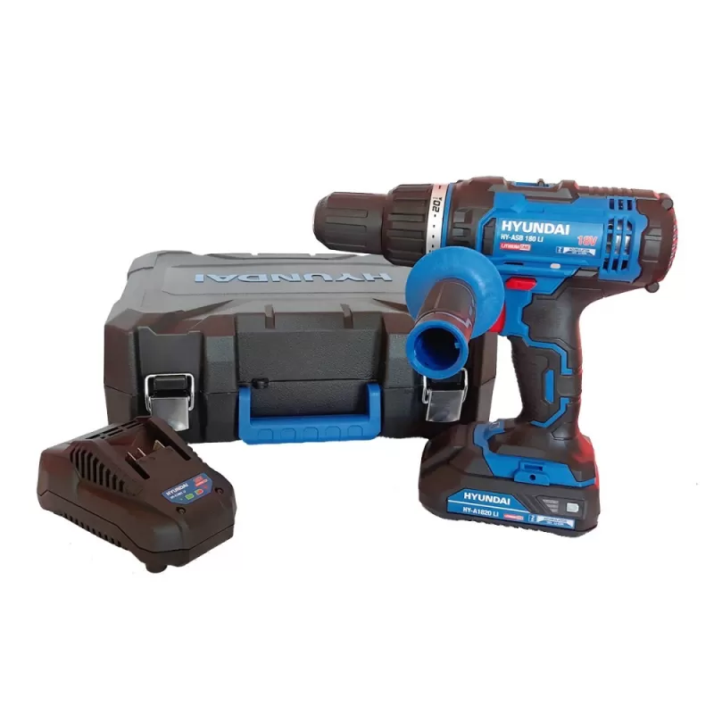 Masina cu acumulator de gaurit/insurubat cu percutie Hyundai HY-ASB 180 LI