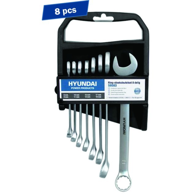 Set 8 chei combinate 8-19 mm Hyundai HY-59503 556