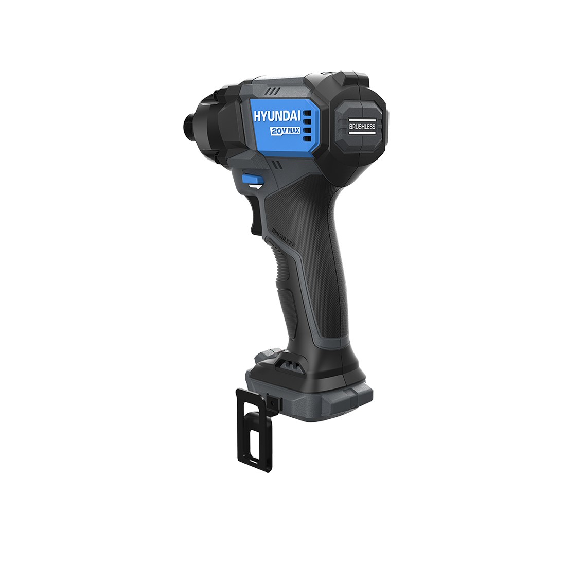 Masina de insurubat cu impact cu acumulator 20V Hyundai ID20X-230, motor fara perii, prindere hexagonala 1/4, cuplu maxim 230 Nm, 3 trepte de putere, livrata fara acumulator si incarcator 823