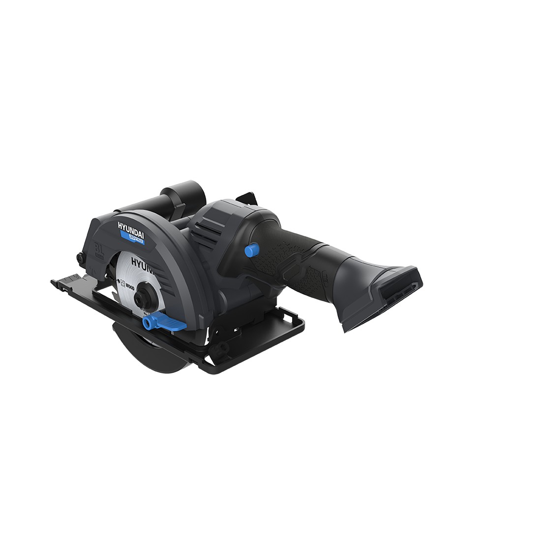 Mini fierastrau circular de mana cu acumulator 20V Hyundai CS20X-120, motor fara perii, panza de 120 mm, livrat fara acumulator si incarcator 855