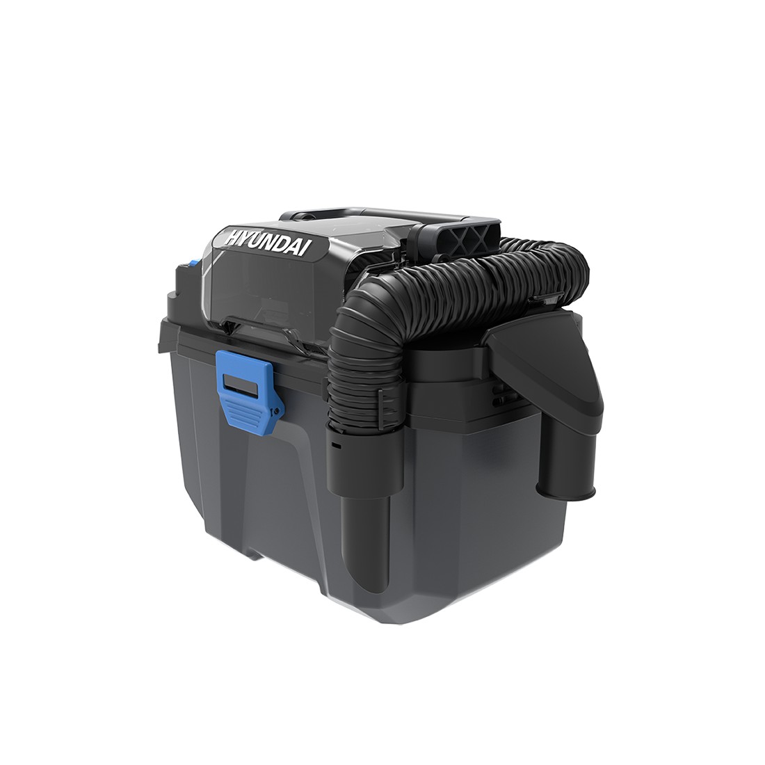 Aspirator umed uscat cu acumulator 20V Hyundai DE20S, filtru Hepa, capacitate colectare 10 litri, livrat fara acumulator si incarcator 937